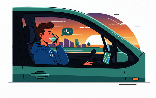 illustration_einer_person_die_im_auto_telefoniert