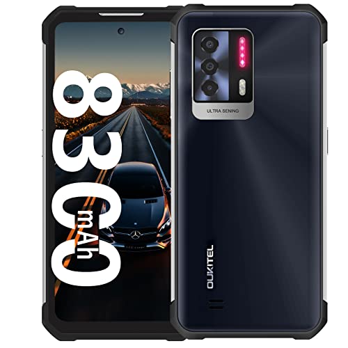 OUKITEL WP17 Outdoor Smartphone 2022 Upgrade-Version, 8300mAh Outdoor Handy 128GB+8GB, 90Hz 6.78'' FHD+ Display, Helio G95 Spielchip, 64MP+20MP Kamera, 18W Schnellladung Android 11 NFC OTG Dual 4G