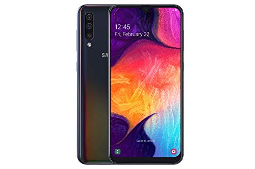 Samsung Galaxy A50 Smartphone (16.3cm (6.4 Zoll) 128GB interner Speicher, 4GB RAM, Schwarz) - Deutsche Version