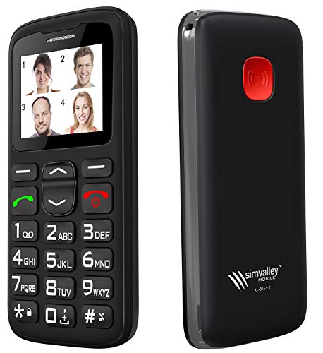 simvalley MOBILE Komfort-Handy XL-915 V2 mit Garantruf Premium