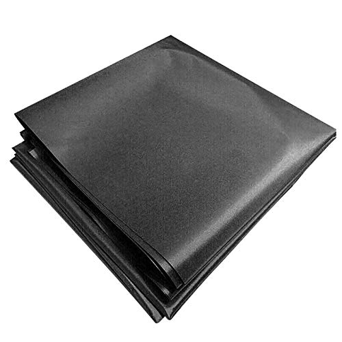 MOVKZACV Faraday Stoff-Set – EMF-Abschirmung Faraday-Tuch – EMF-Abschirmung Stoff, RFID-blockierendes Material, 99,1 x 109,2 cm, schirmt RF-Signale (WiFi, Bluetooth, RFID, EMF-Strahlung) (schwarz)