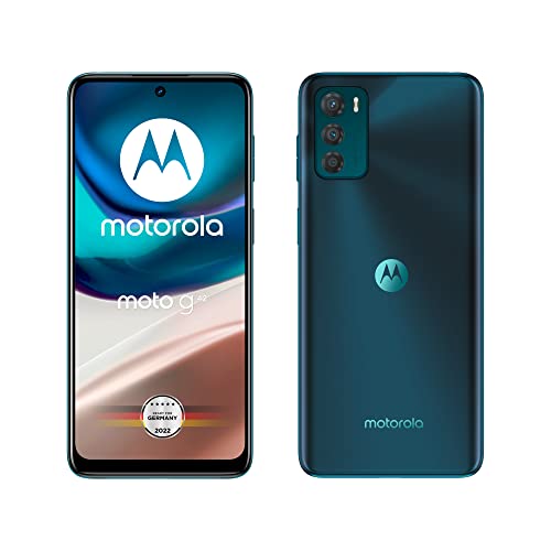 Motorola moto g42 Smartphone (6,4"-FHD+-Display, 50-MP-Kamera, 4/64 GB, 5000 mAh, Android 12), Atlantic Green, inkl. Schutzcover [Exklusiv bei Amazon]