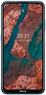 Nokia X20 5G Smartphone, Dual-SIM, RAM 8GB, ROM 128GB, 64MP Quad-Kamera von ZEISS, 6,67” Full HD+ Display, sicheres Android 11 mit 3 Jahre Herstellergarantie & Updates, Alurahmen - Nordic Blue