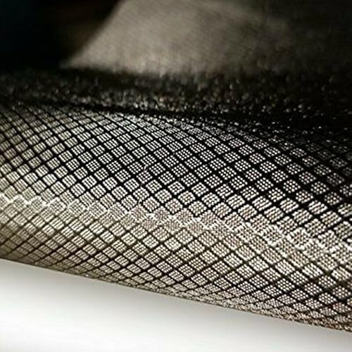 Für RFID-Abschirmungsgewebe, 1 x 1,08 m Strahlung, Ionenleitfähig, EMF-Barrieremuster verbessert, Signalblockierendes Material für EMI-Ionen-Privatsphäre